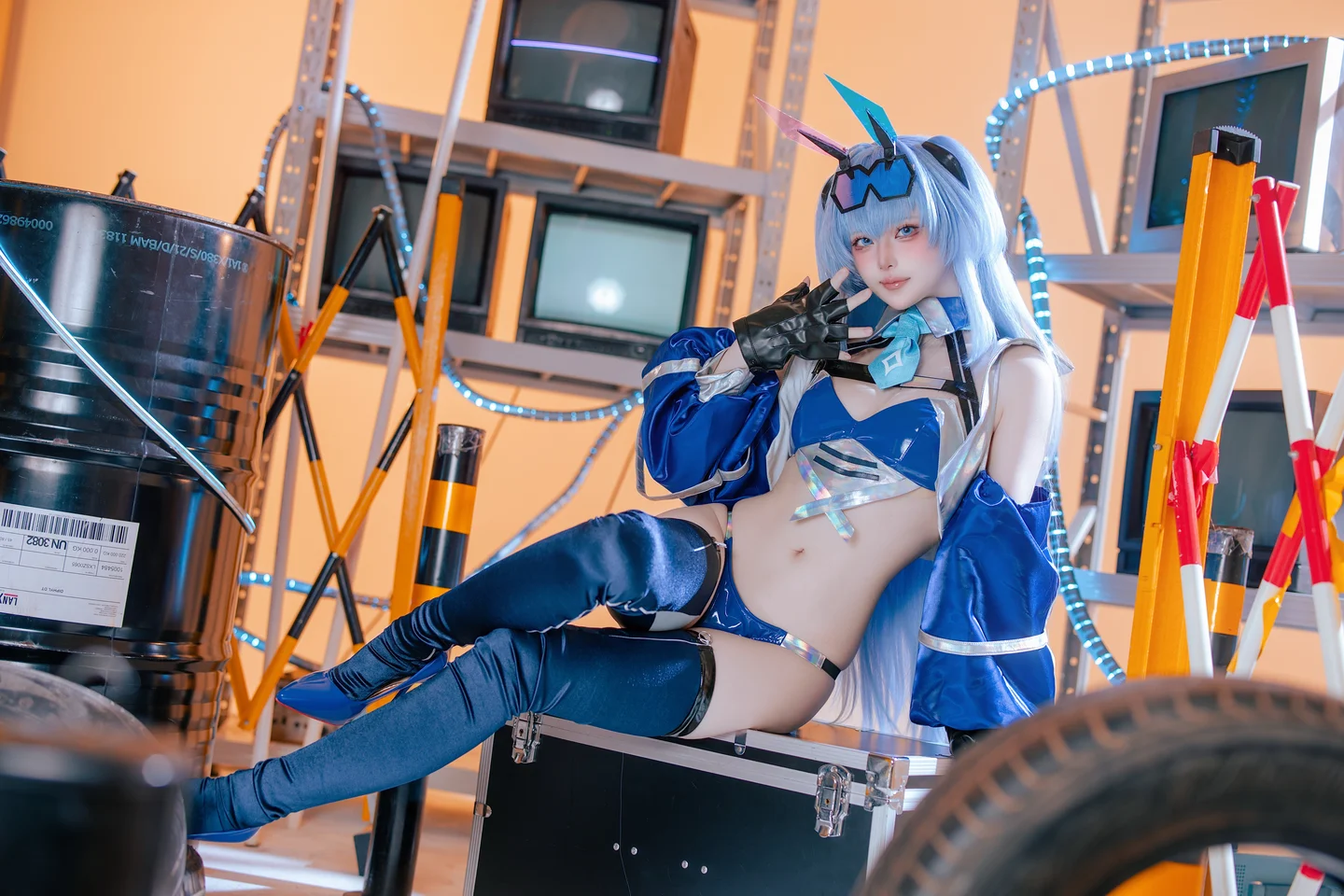 屿鱼 - No.082 碧蓝航线 花园赛车服 [82P-792MB] tg@simisebaisi 【丝足阁】006.webp